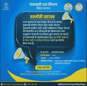 Bihar PRD Technical Assistant Vacancy 2025